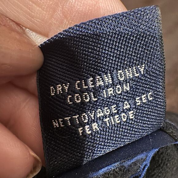 Vintage Unworn 100% Lambswool Hand Appliqué Flowers Sweater M - Picture 7 of 7